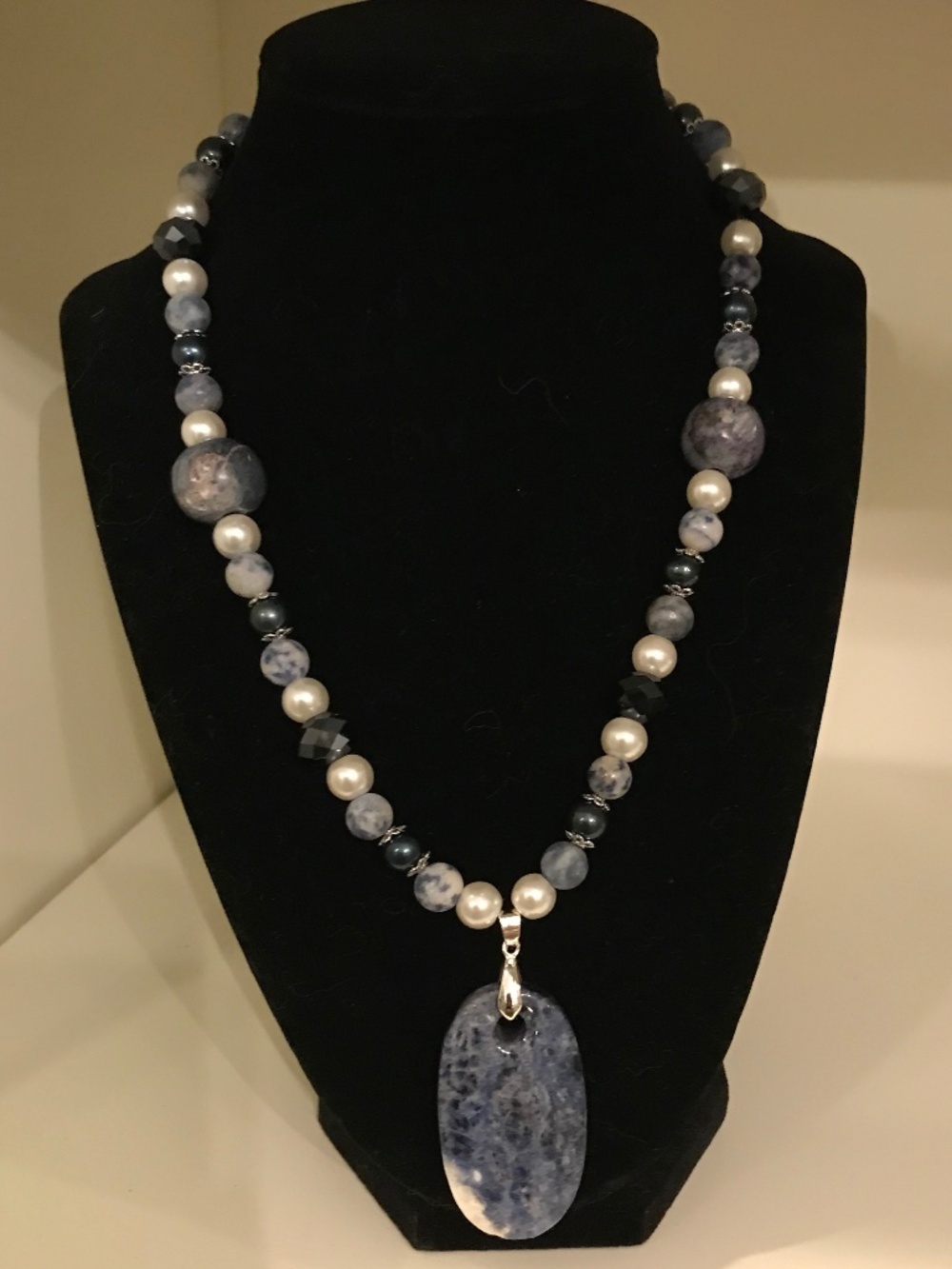 Sodalite Delight: Artisan necklace